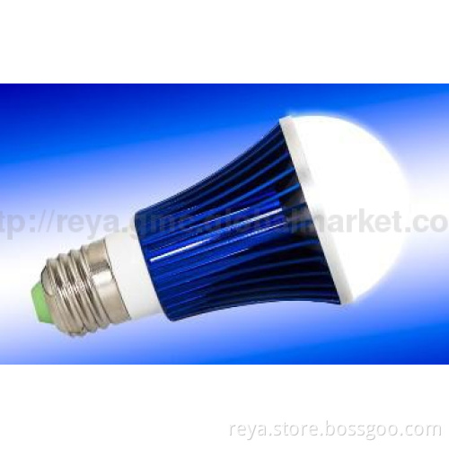 8W Pure White Switch Dimming LED Bulb-blue shell